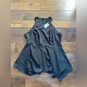 Torrid Black Goddess Neck Top- size 0